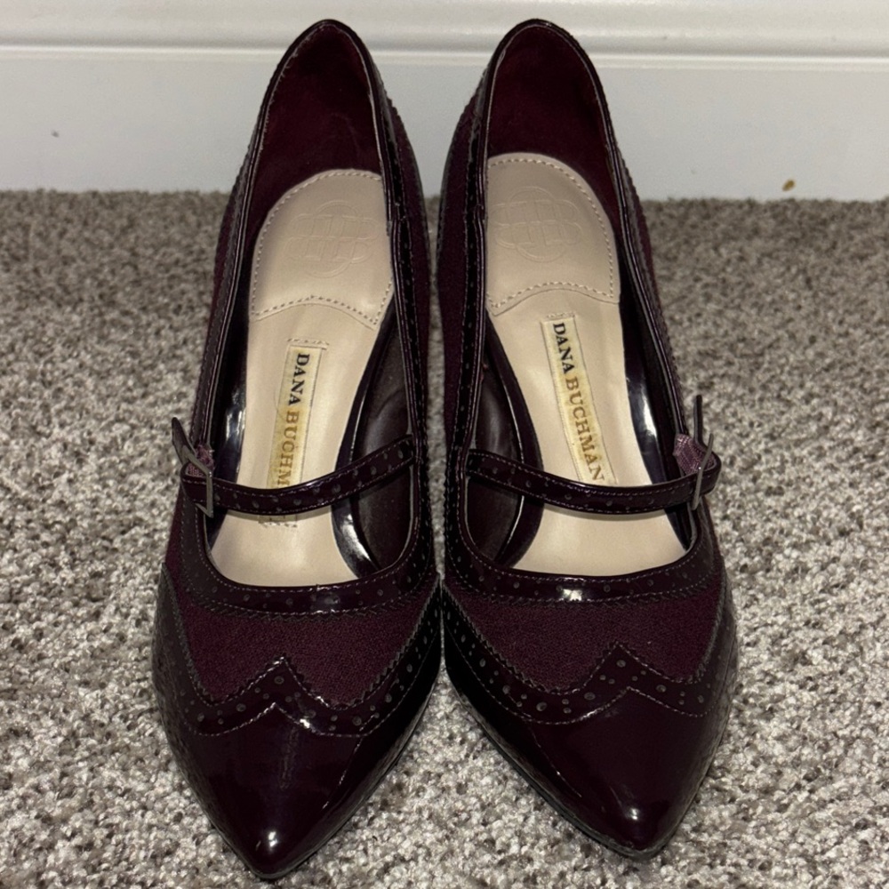Dana Buchman Burgundy Women's Heels